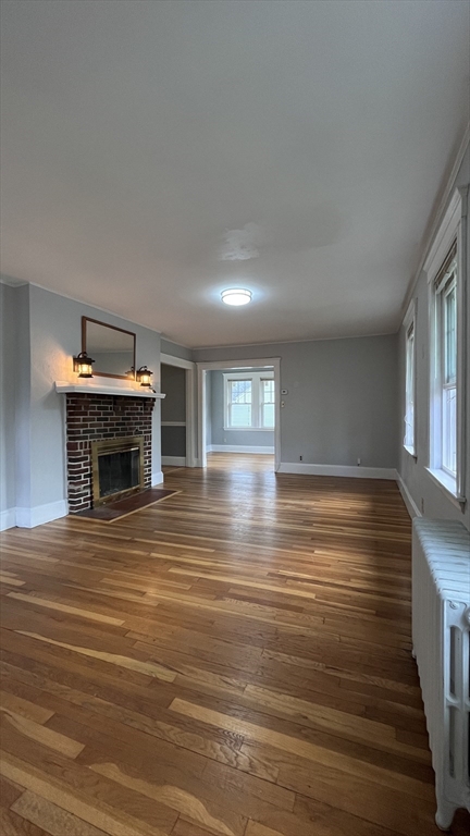 a view of livingroom with hardwood floor
