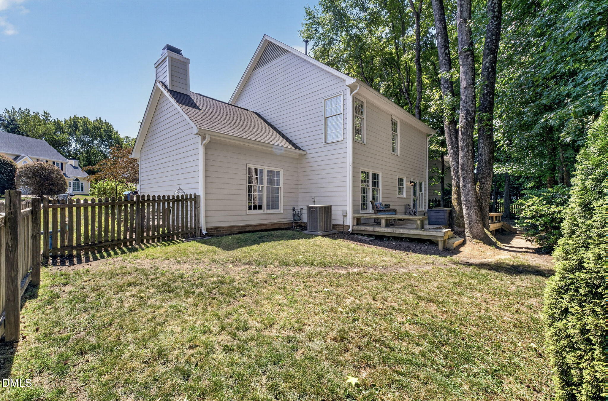 12113 Townmeade Court Raleigh, NC 27613 - Photo 37 of 39 Large fenced backyard