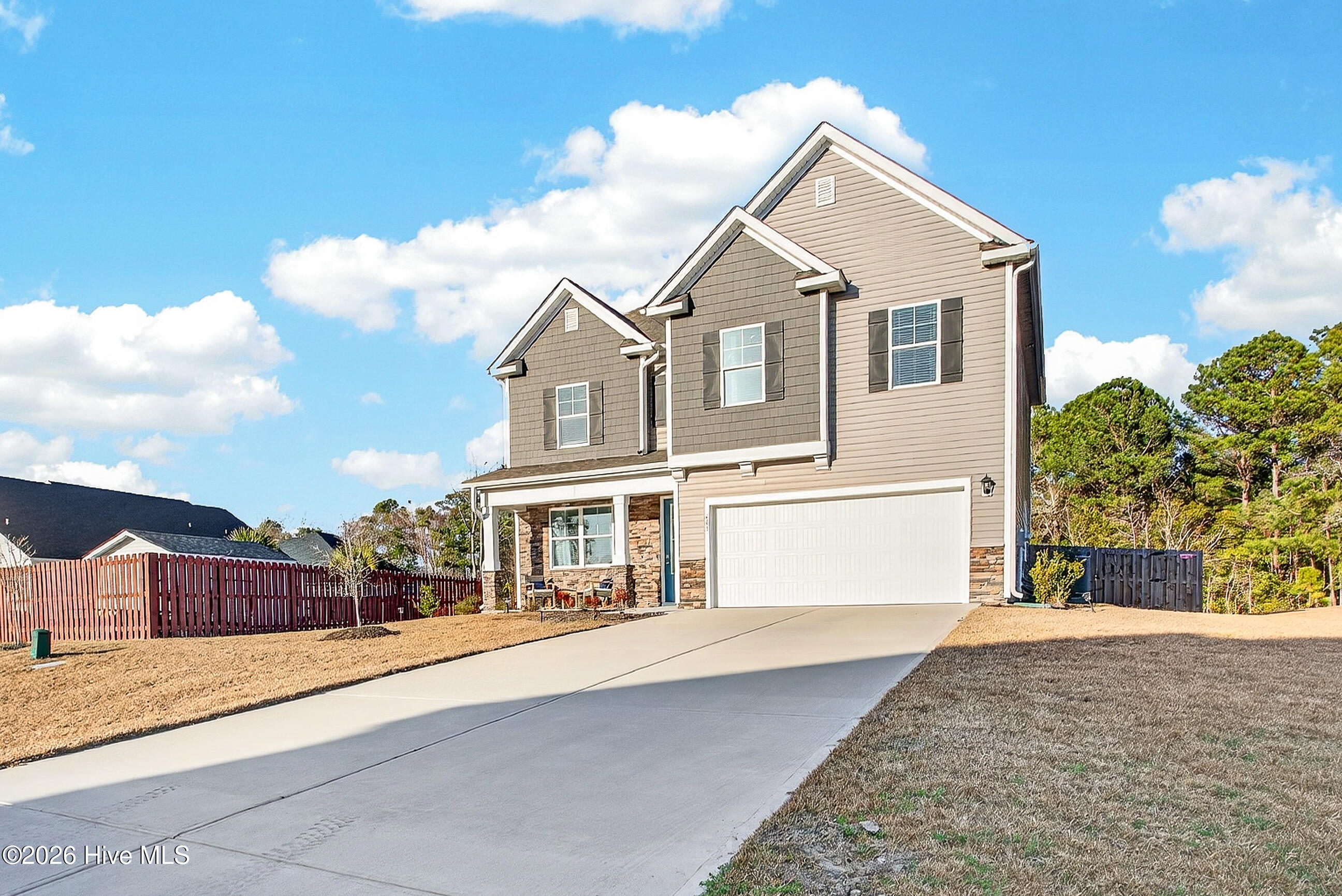 603 Needlerush Road Sneads Ferry, NC 28460 - Photo 32 of 43 Side Front View