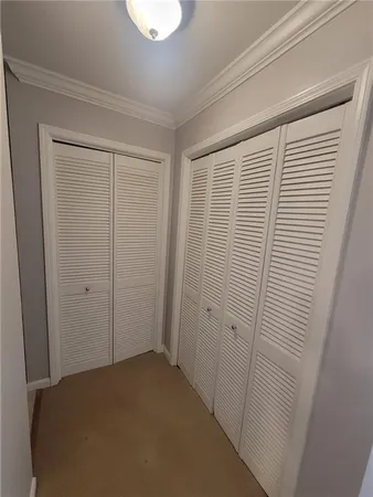 a view of front door of house
