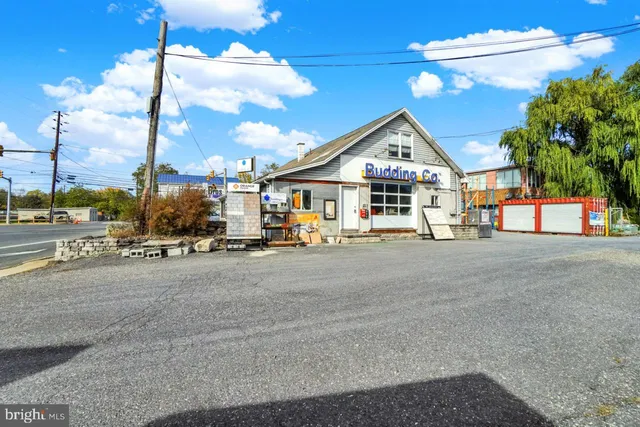 front view of a house with a street