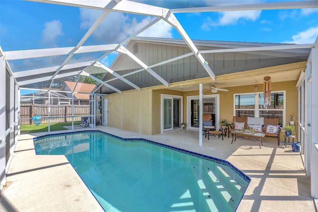 Pool View and sitting area