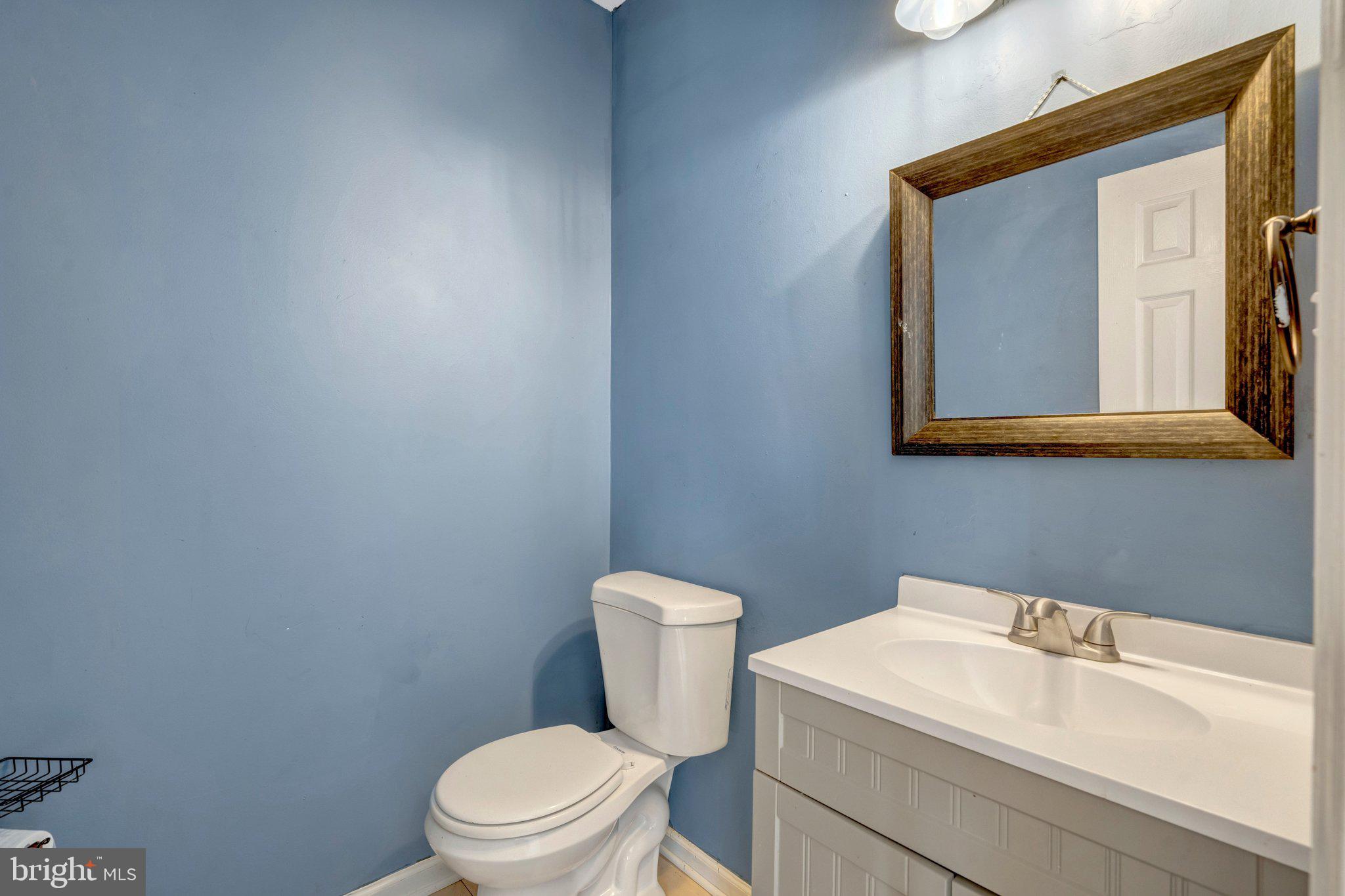 42888 Golf View Drive Chantilly, VA 20152 - Photo 14 of 29 a bathroom with a sink a toilet and mirror