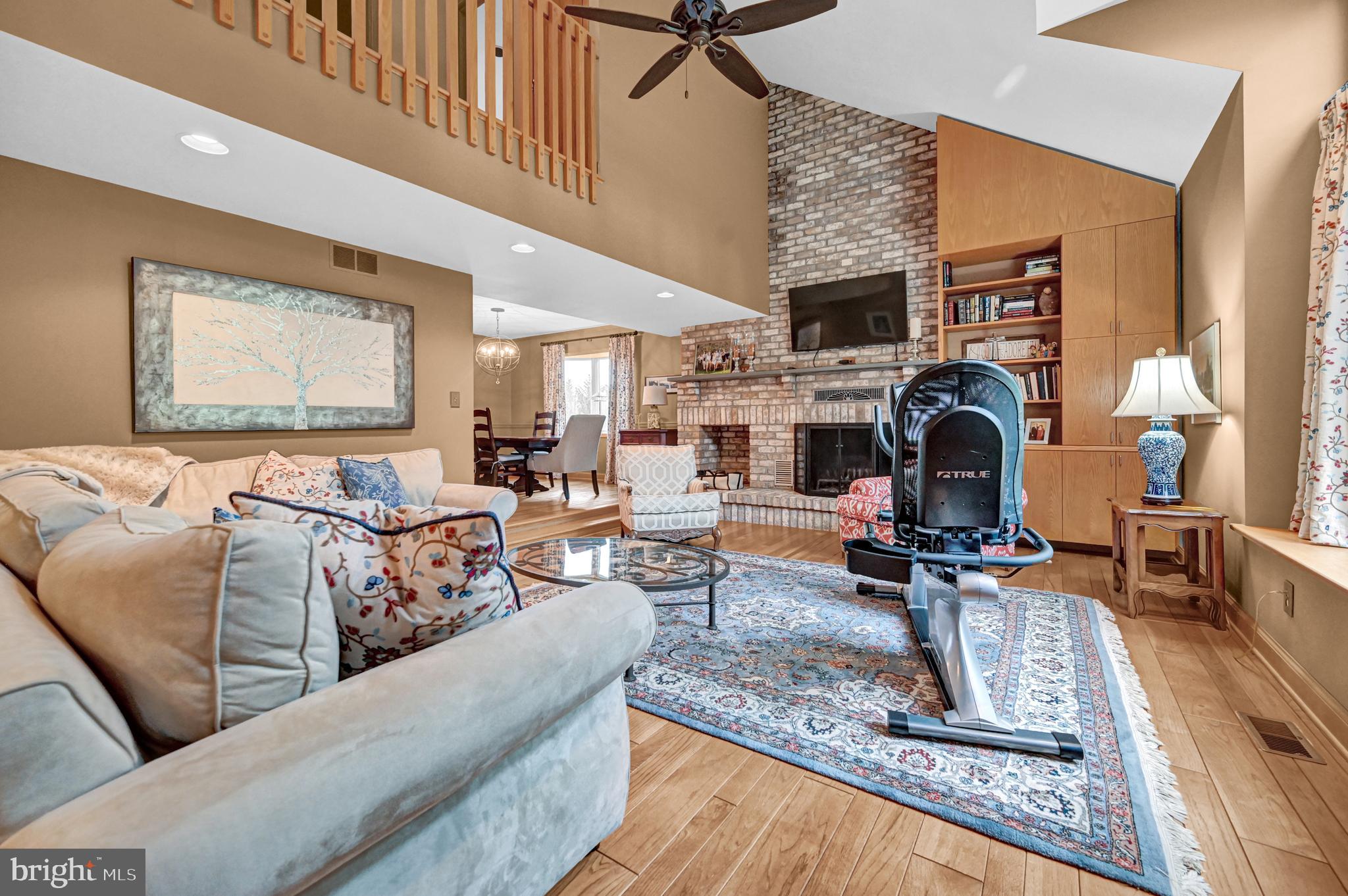 2428 Mt Ventus Road Manchester, MD 21102 - Photo 7 of 39 Beautiful floor to ceiling fireplace with built-in