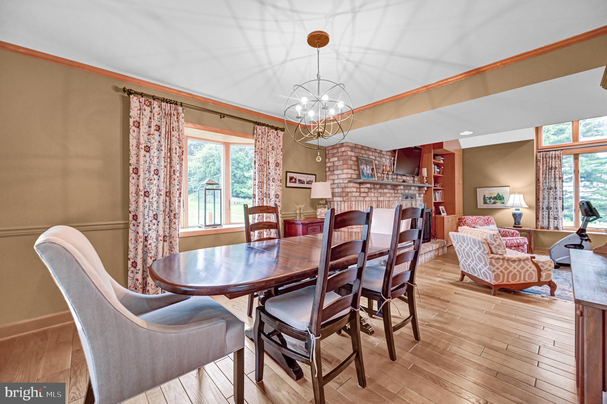 2428 Mt Ventus Road Manchester, MD 21102 - Photo 8 of 39 Dining room seamlessly flows into living room