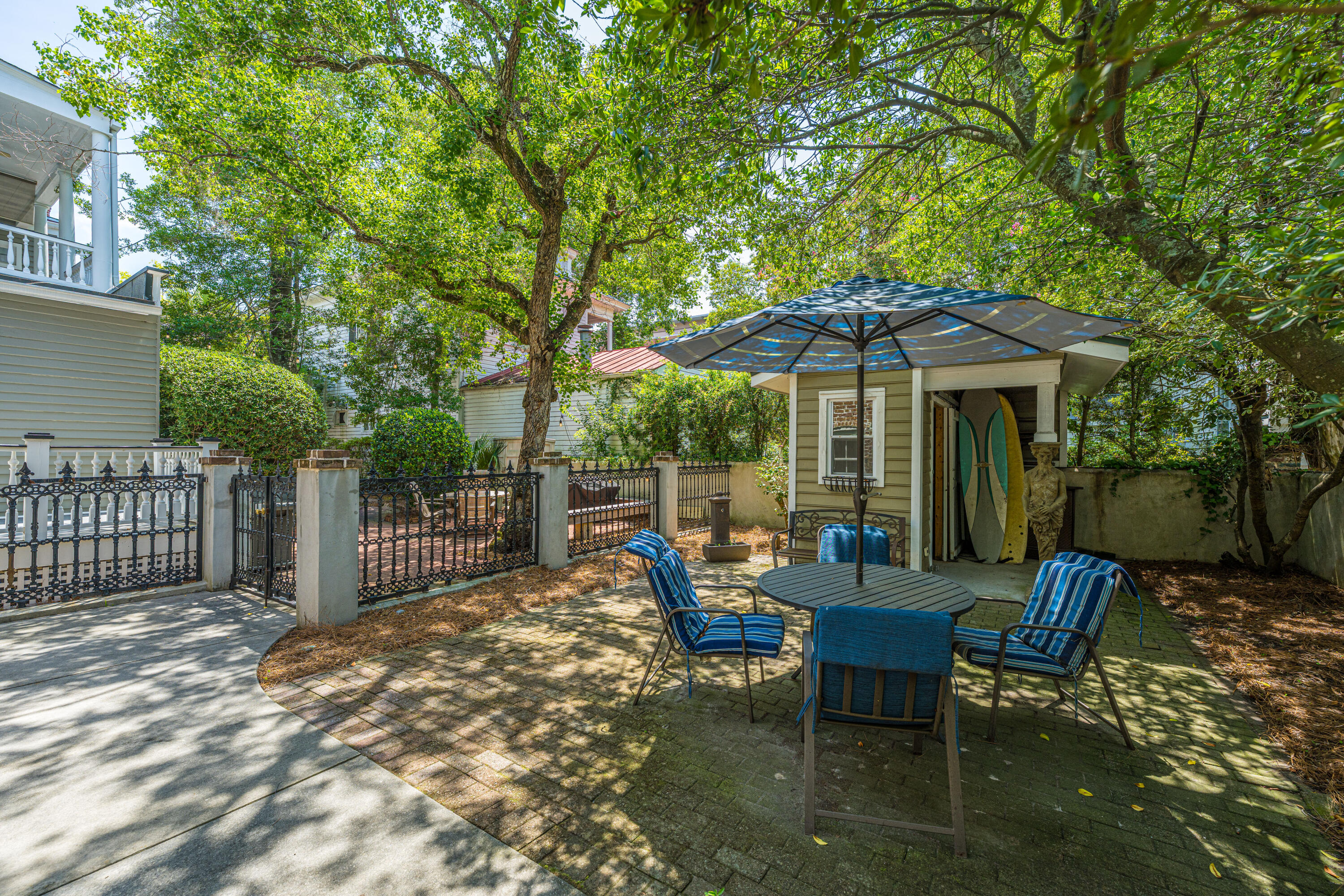 169 Rutledge Avenue, Unit C Charleston, SC 29403 - Photo 16 of 20 Private Fenced Courtyard and Shed