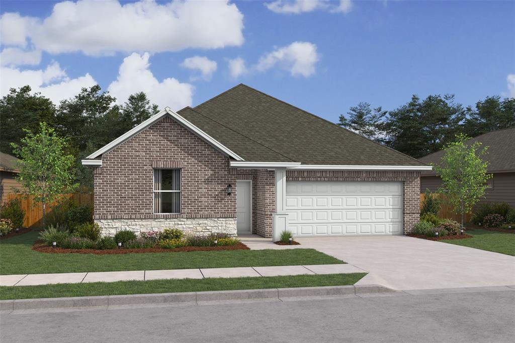 2117 Maple Rdg Drive Van Alstyne, TX 75495 - Photo 1 of 3 a front view of a house with a yard and garage