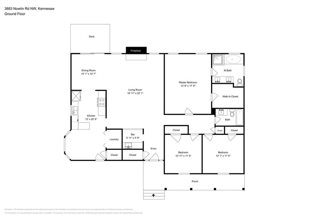 3883 Nowlin Road Kennesaw, GA 30144 - Photo 21 of 21 a picture of floor plan
