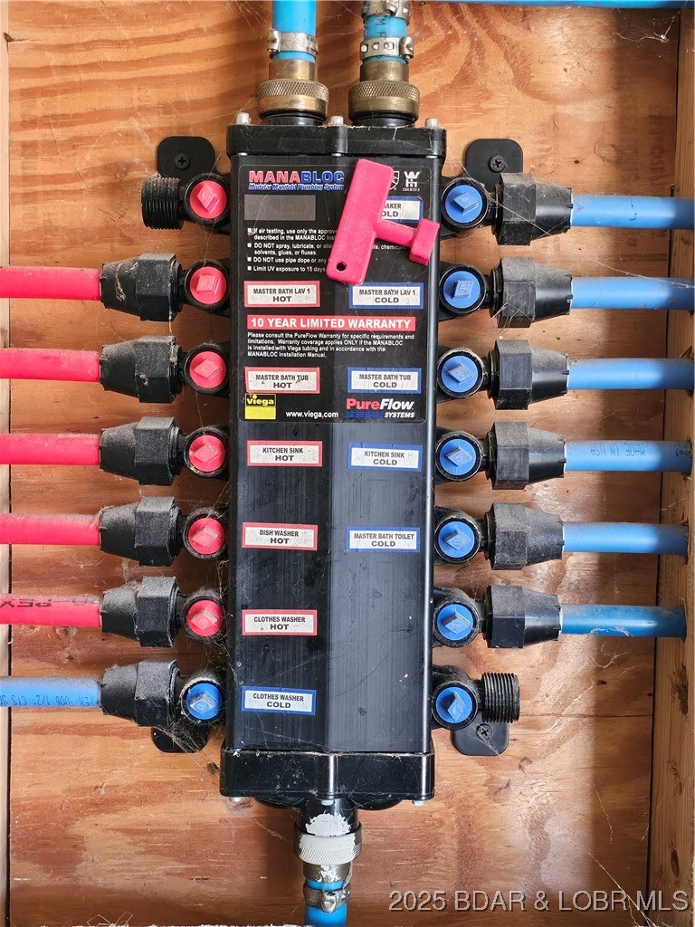 5560 Upper Prairie Hollow Road Macks Creek, MO 65786 - Photo 5 of 18 Pex water system