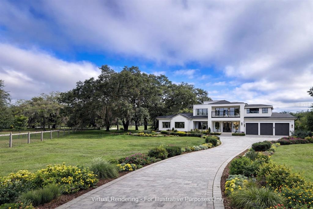 0 Rolling Acres Road Fruitland Park, FL 34731 - Photo 2 of 28 a view of a house with a big yard and potted plants