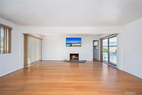 wooden floor in an empty room