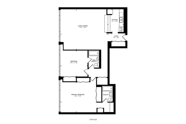 a picture of a floor plan