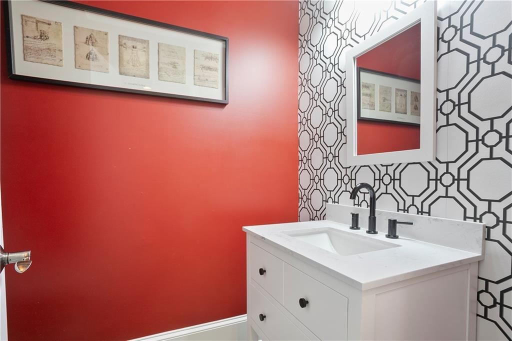 4185 Pool Road Winston, GA 30187 - Photo 20 of 57 a bathroom with a sink and a mirror