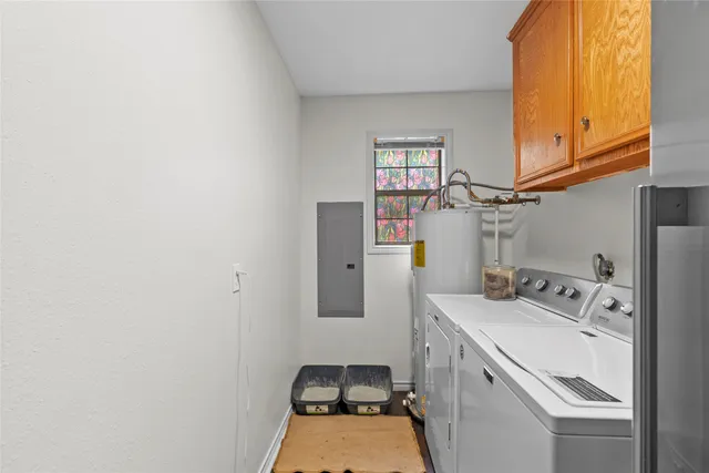 a room with storage and utility