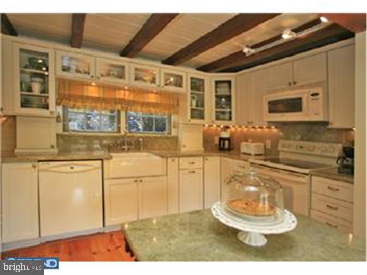 3451 Haupts Bridge Road Riegelsville, PA 18077 - Photo 13 of 23 a kitchen with stainless steel appliances granite countertop a stove and white cabinets