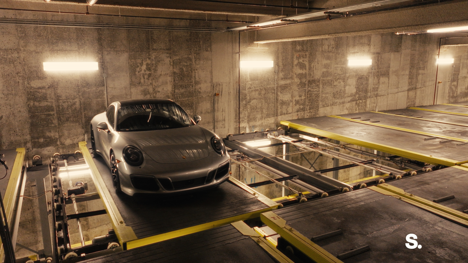24 Leonard Street, Unit GARAGEL2 Manhattan, NY 10013 - Photo 2 of 3 a bathroom with a sink and a mirror