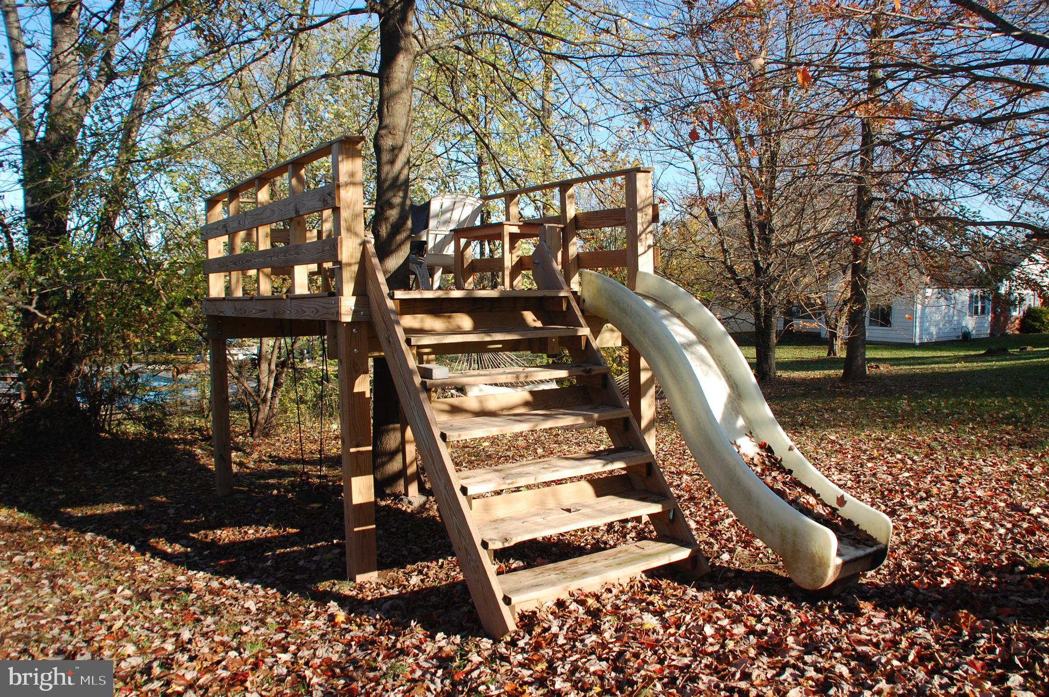 664 Godshall Road Telford, PA 18969 - Photo 30 of 42 Treehouse complete with slide and hammock!