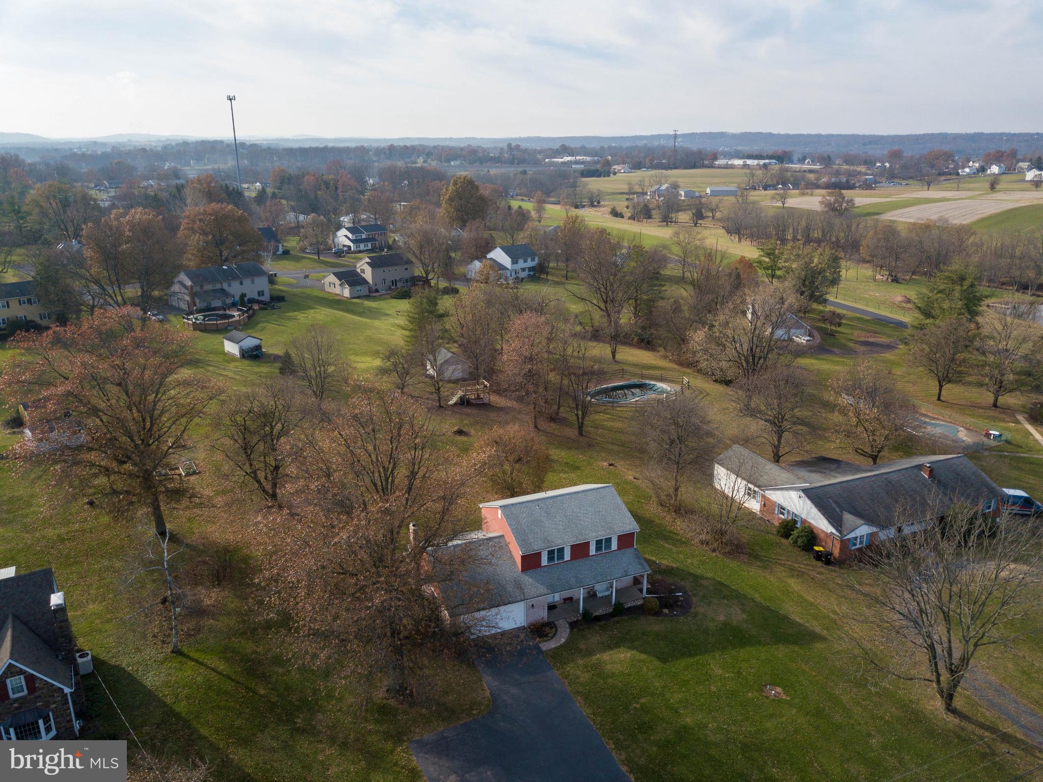 664 Godshall Road Telford, PA 18969 - Photo 32 of 42 marks the back corner of this 1 acre property.