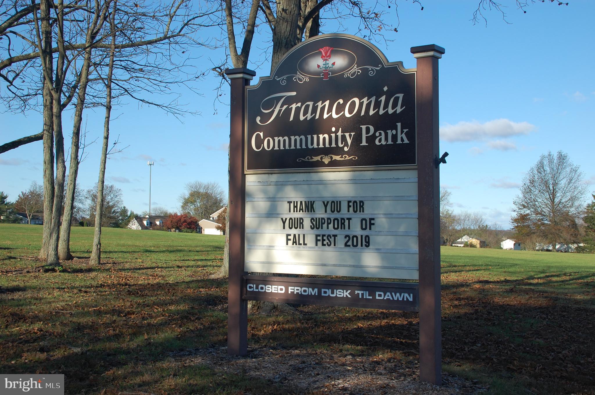 664 Godshall Road Telford, PA 18969 - Photo 34 of 42 Just steps away is Franconia Community Park...