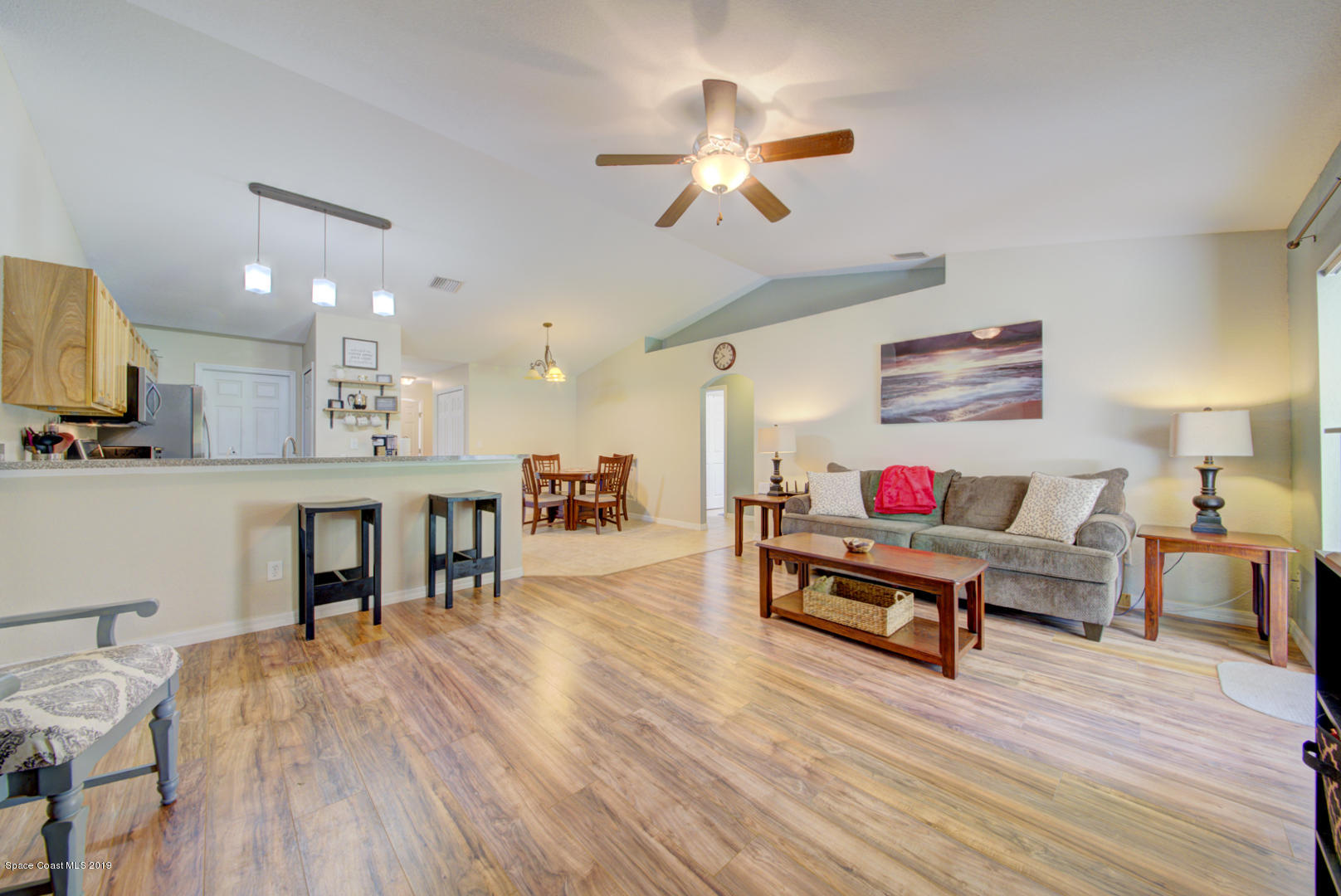 419 Hamer Road Southwest Palm Bay, FL 32908 - Photo 13 of 33 living room