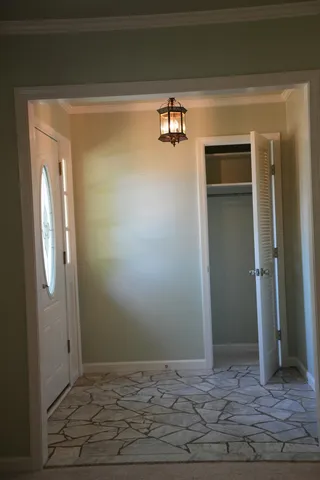 a view of an empty room