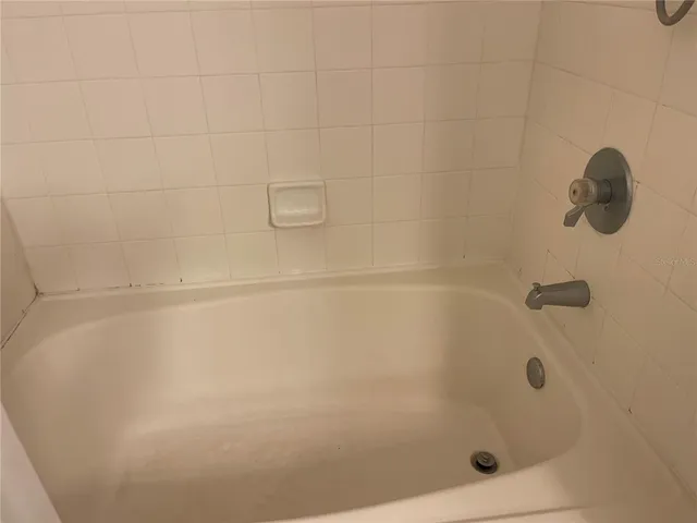 a close up of a bathtub