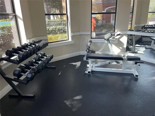 a living room with a couch and a table