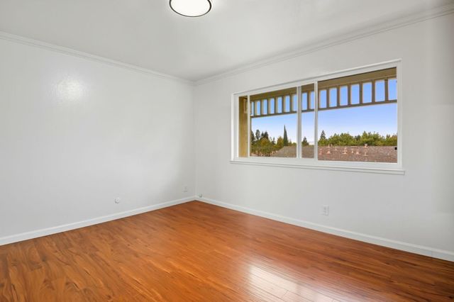 a view of wooden floor in a room