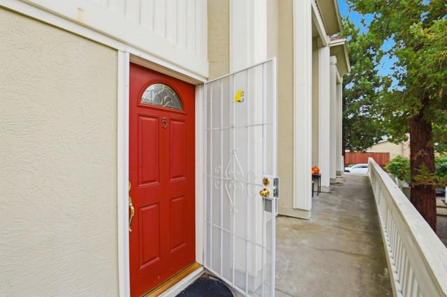 a view of front door