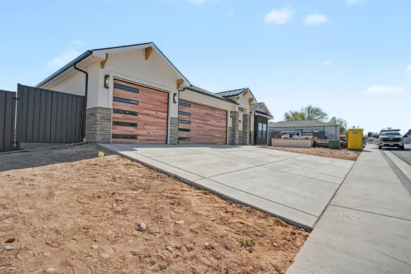 a view of a house with a outdoor space