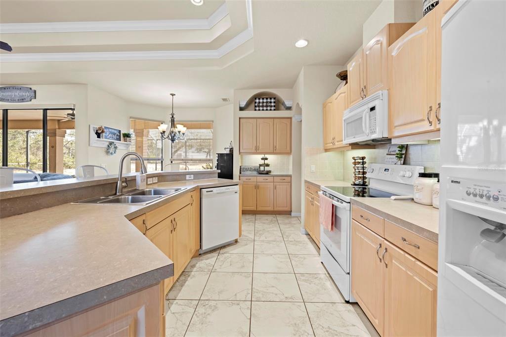 11014 Wren Road Brooksville, FL 34613 - Photo 14 of 50 a large kitchen with stainless steel appliances lots of counter top space