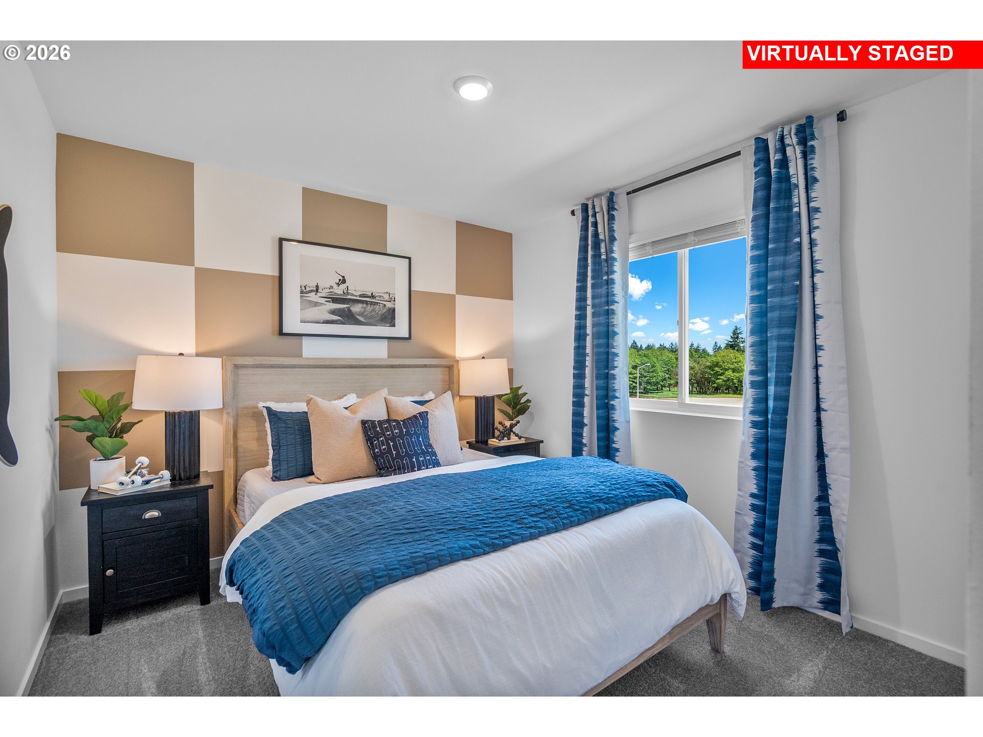 25248 Tanglewood Way Veneta, OR 97487 - Photo 23 of 28 a bedroom with a large bed and a window