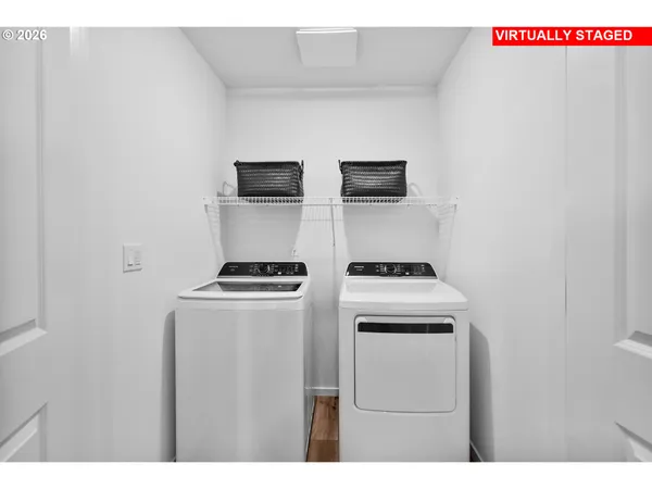 a view of a backyard with potted plants