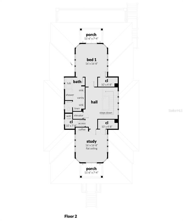 4738 South Atlantic Avenue Ponce Inlet, FL 32127 - Photo 5 of 32 a picture of a wall with a white wall and a clock