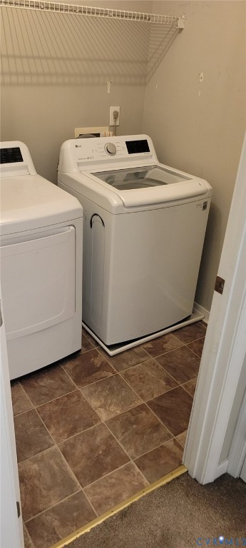 6097 Homehills Road Mechanicsville, VA 23111 - Photo 10 of 14 Laundry room with separate washer and dryer