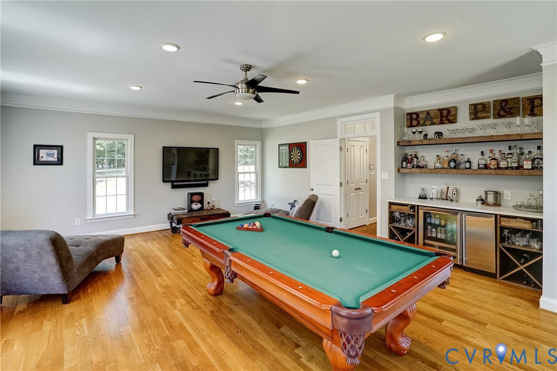 1295 Hermitage Road Manakin-Sabot, VA 23103 - Photo 36 of 55 a room with pool table and a flat screen tv