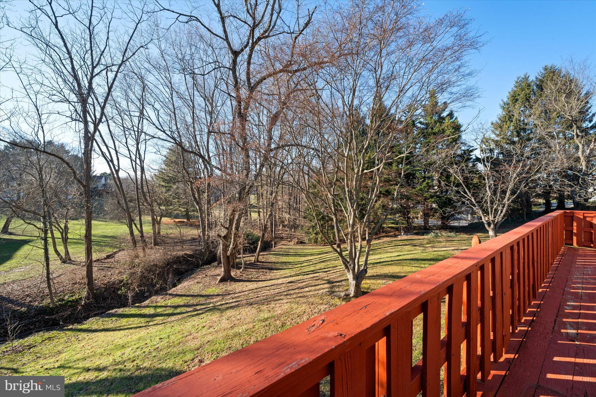 29 Hillstream Road Newark, DE 19711 - Photo 51 of 79 Deck view toward creek/mature trees
