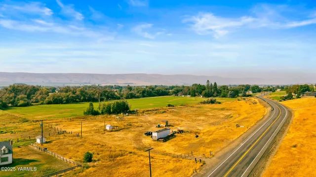 a view of a swimming pool with an ocean view