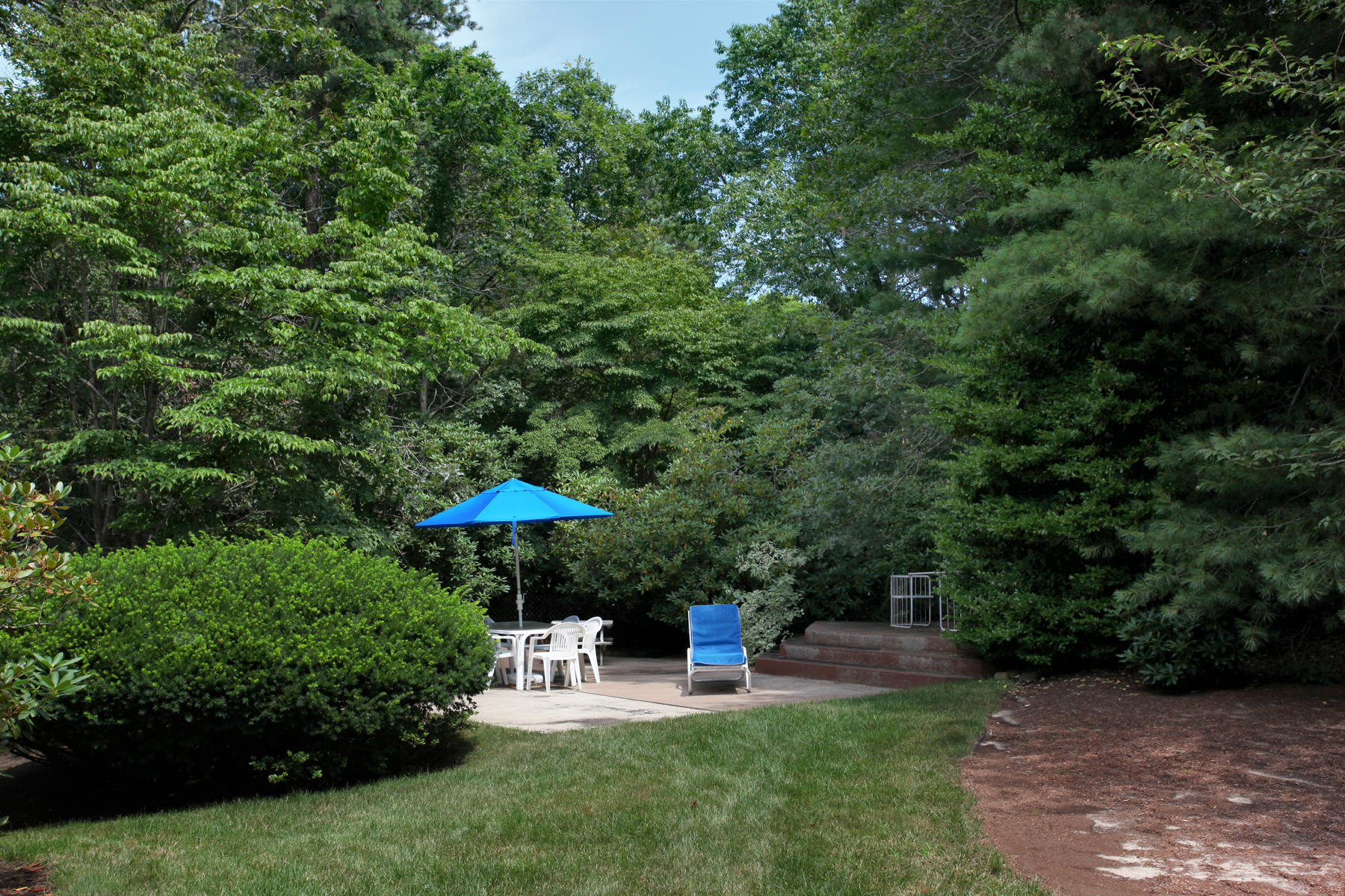 167 Ralyn Road Cotuit, MA 02635 - Photo 31 of 32 a view of a chair and table on the garden