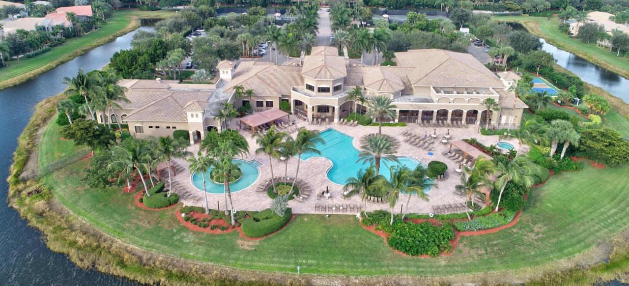 6967 Corning Circle Boynton Beach, FL 33437 - Photo 46 of 62 an aerial view of a house