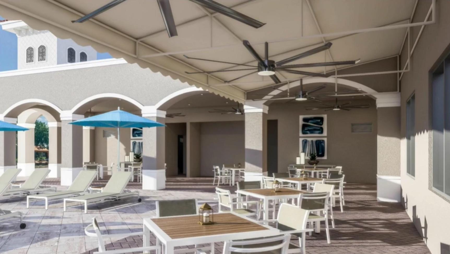 6967 Corning Circle Boynton Beach, FL 33437 - Photo 51 of 62 a view of a house with outdoor seating