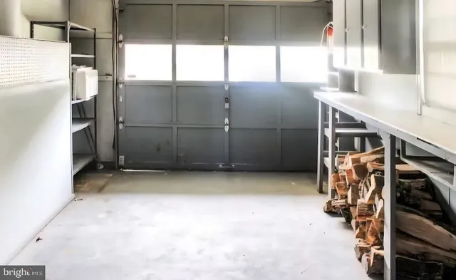 a view of storage and utility room