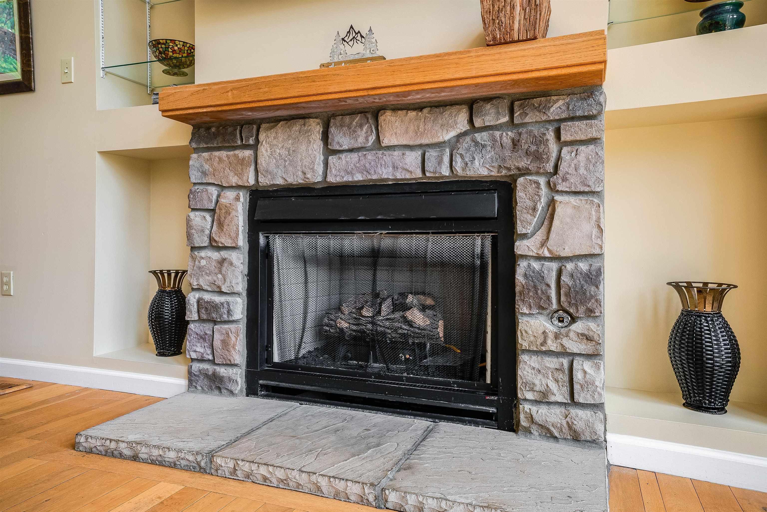 312 Rainier Road McGaheysville, VA 22840 - Photo 18 of 55 a fireplace with a clock on top of it