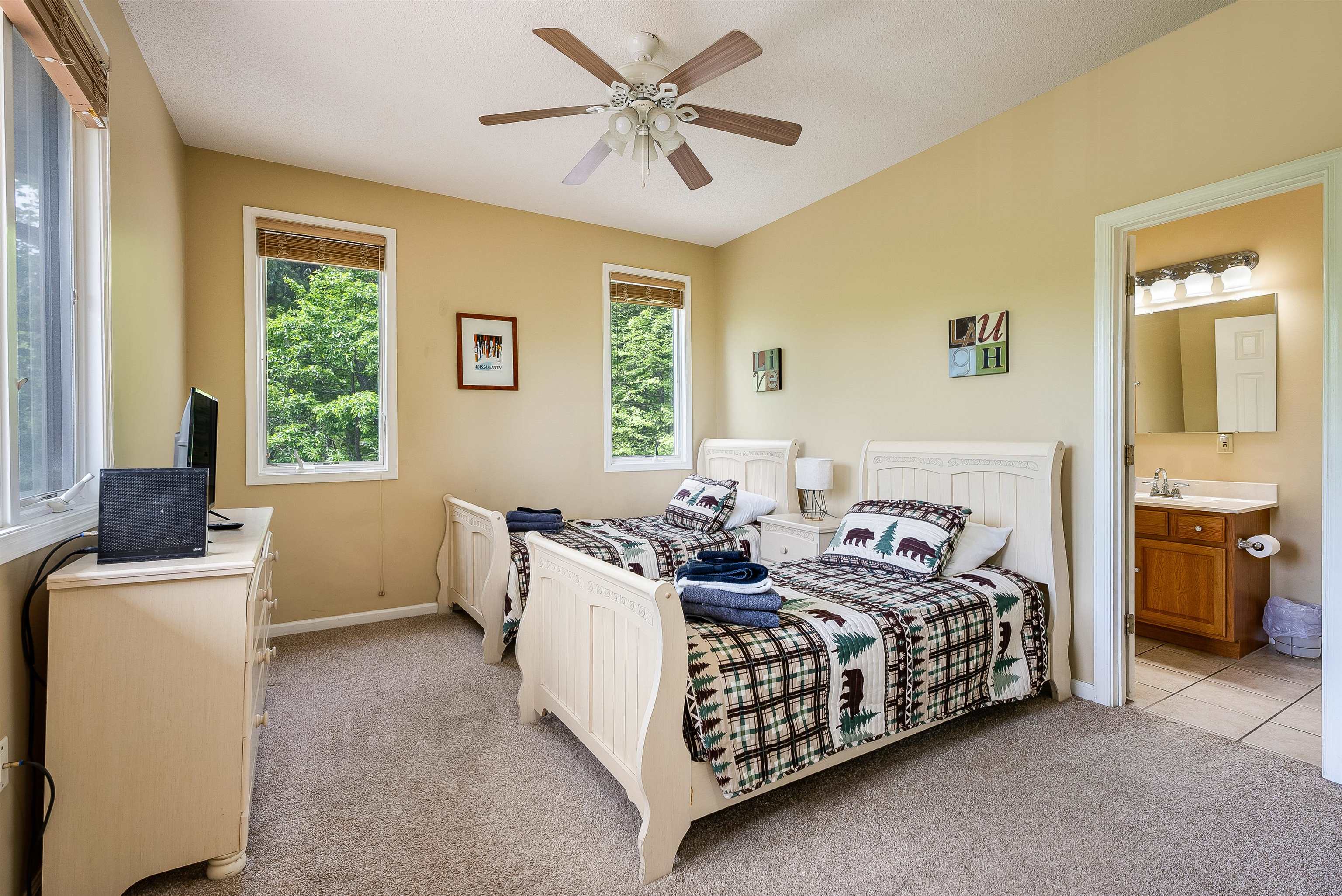 312 Rainier Road McGaheysville, VA 22840 - Photo 31 of 55 a bedroom with furniture and a window
