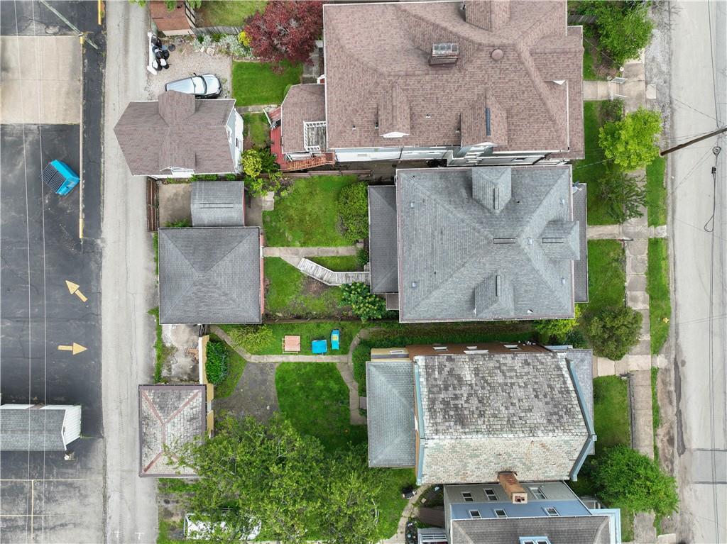 114 Union Street Uniontown, PA 15401 - Photo 25 of 28 an aerial view of multiple houses with outdoor space