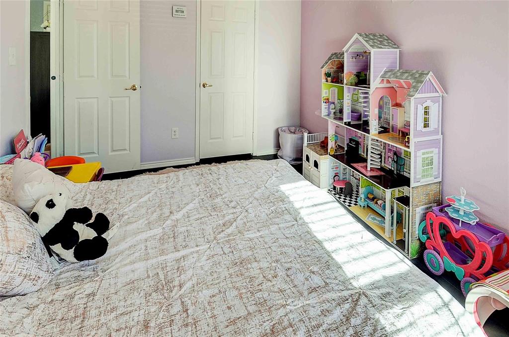 3609 Silverio Trail Bedford, TX 76021 - Photo 22 of 28 a hallway with lots of white furniture and baby