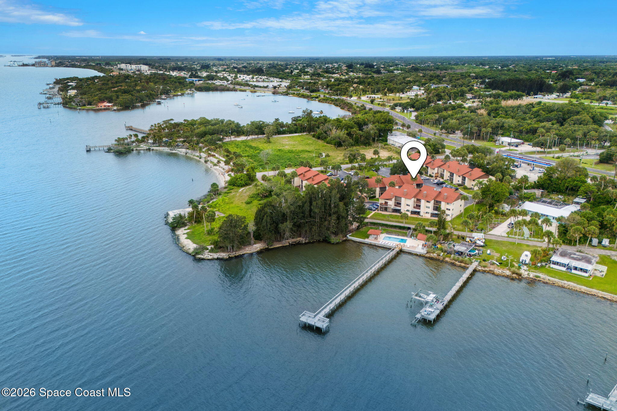 3121 Kirkland Road Northeast Palm Bay, FL 32905 - Photo 42 of 52 an aerial view of a city