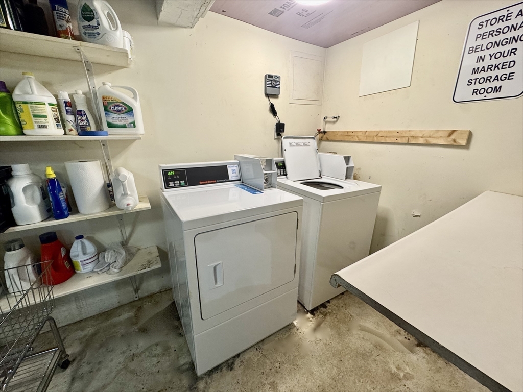 55 Brookley Road, Unit 3R Boston, MA 02130 - Photo 12 of 17 a utility room with dryer and washer