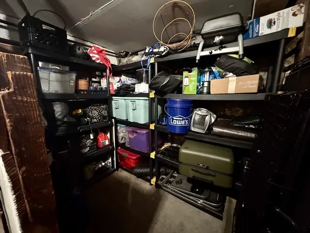a room with lots of storage and a utility room