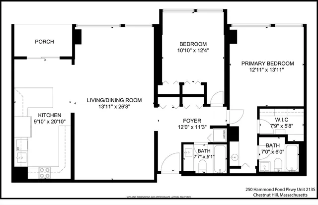 $850,000 | 250 Hammond Pond Parkway, Unit 213S, Newton, MA 02467